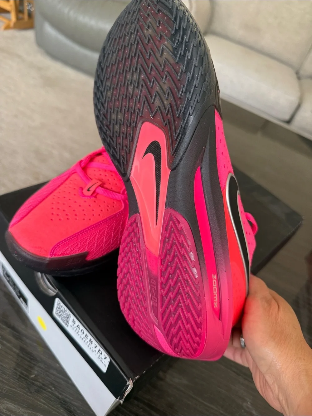 Nike Men’s Hot Pink Athletic Sneakers